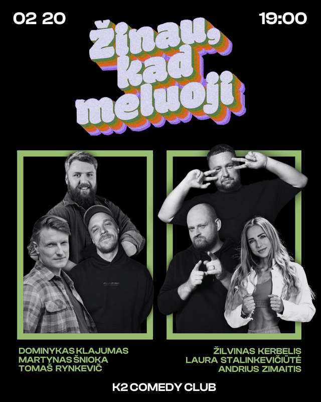 ŽINAU, KAD MELUOJI | NAUJAS SEZONAS